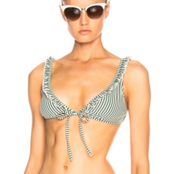 NWT Solid & Striped The Milly Top Bikini Swim Top Medium - Picture 2 of 6